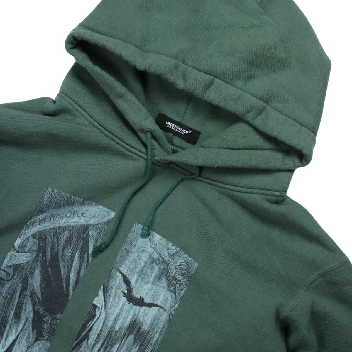 UNDERCOVER A/W 19 RAVEN HOODY GREY | Thrifty Towel
