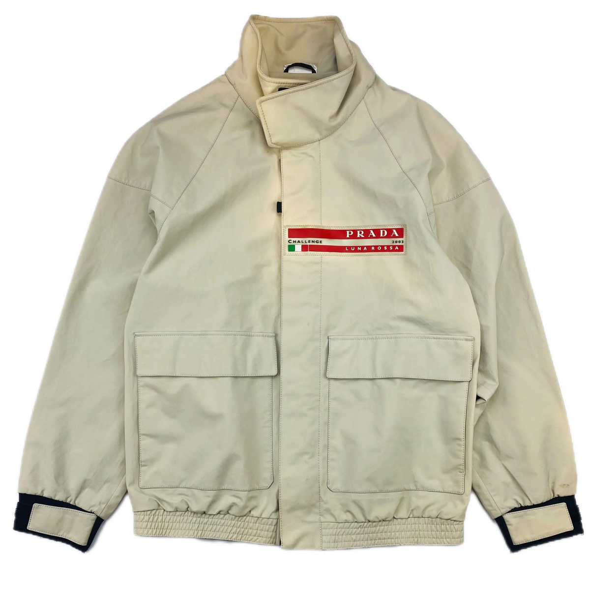 PRADA CHALLENGE LUNA ROSSA 2003 SAILING JACKET (L) | Thrifty Towel