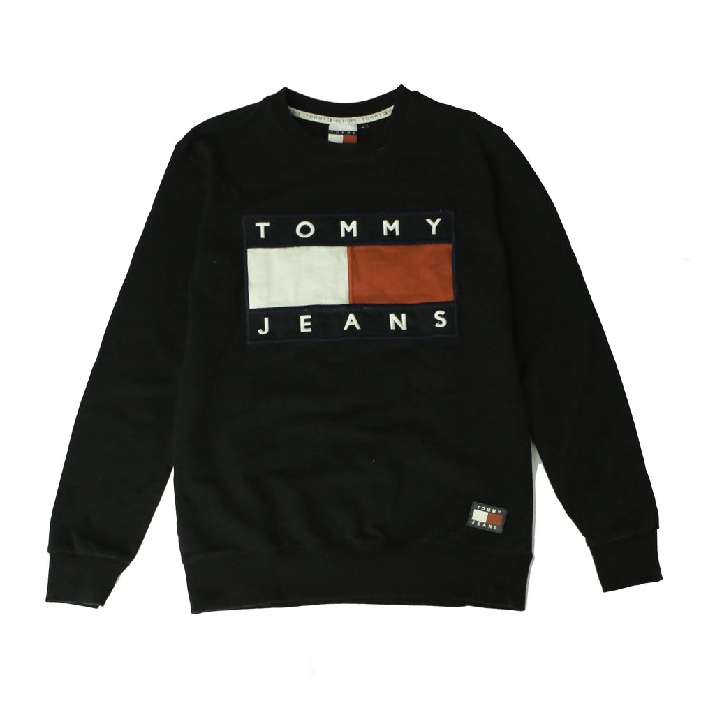 TOMMY JEANS FLAG SWEATER,  Tommy Hilfiger, Thrifty Towel 