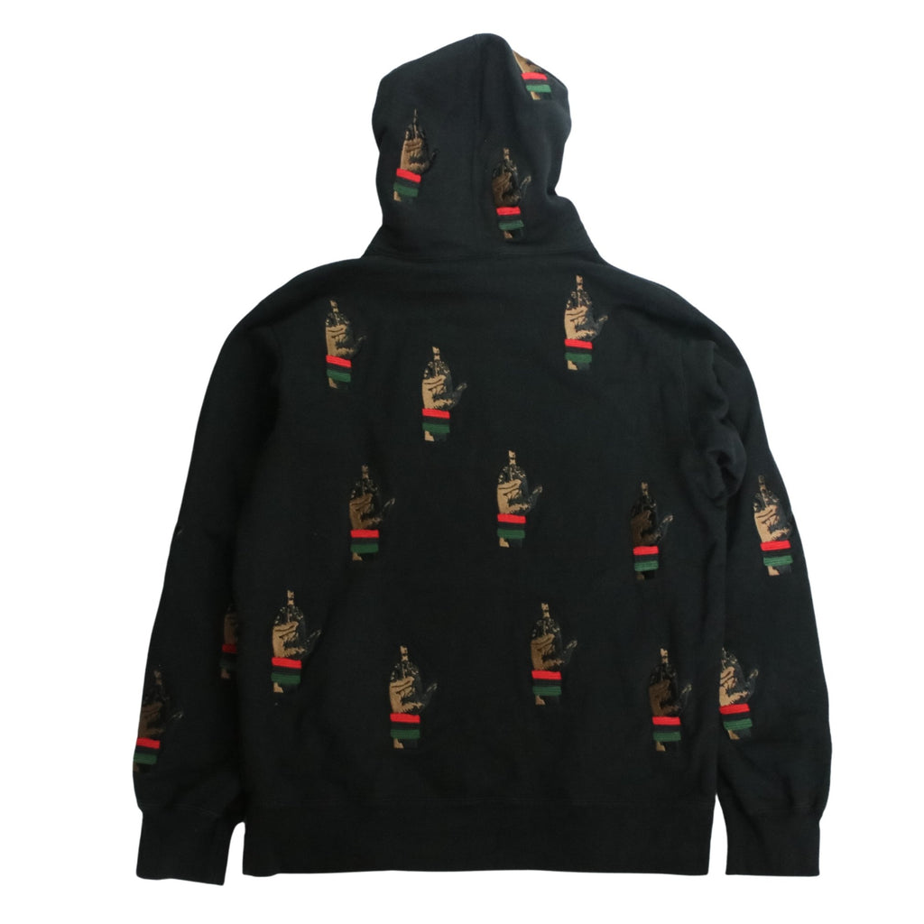 SUPREME X DEAD PREZ RBG MIDDLE FINGER HOODIE