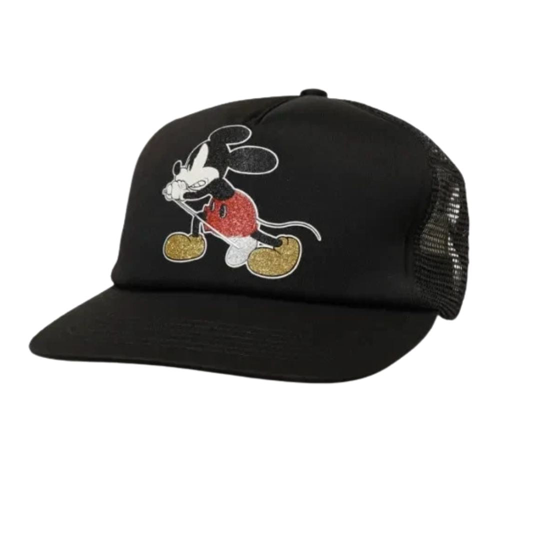 SUPREME X NUMBER (N)INE X MICKEY MOUSE MESH BACK 5-PANEL 'BLACK