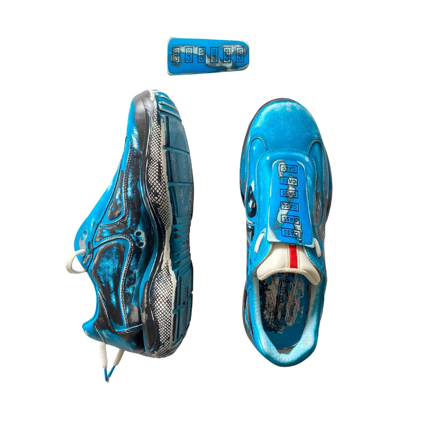 PRADA X CASS HIRST AMERICAN CUP D3cay' D6 Shock Blue - 5.5