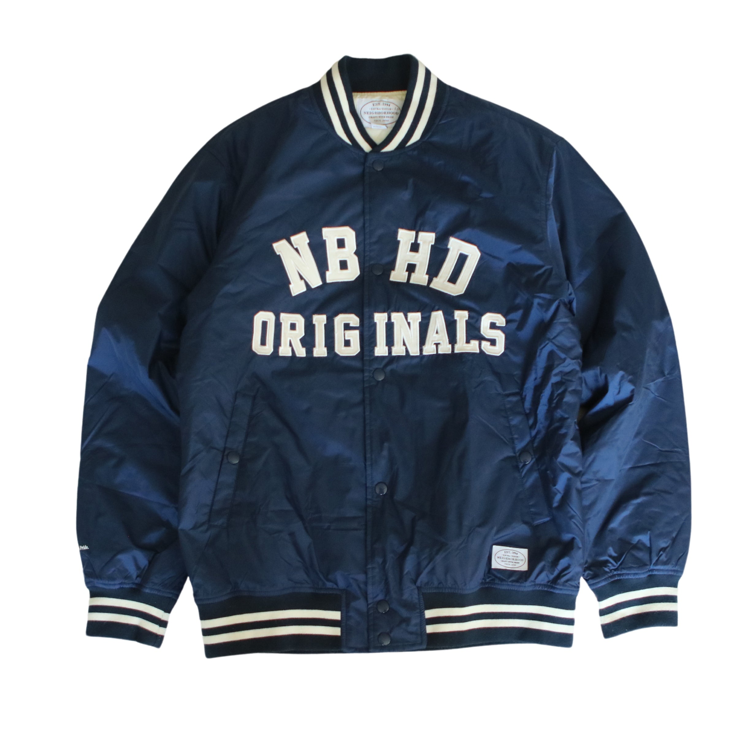 NEIGHBOURHOOD ORGINALS VARSITY JACKET - L | Thrifty Towel