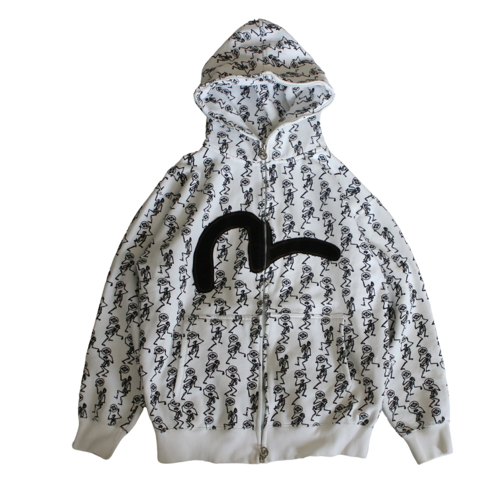 EVISU FULL ZIP HOODY | Thrifty Towel