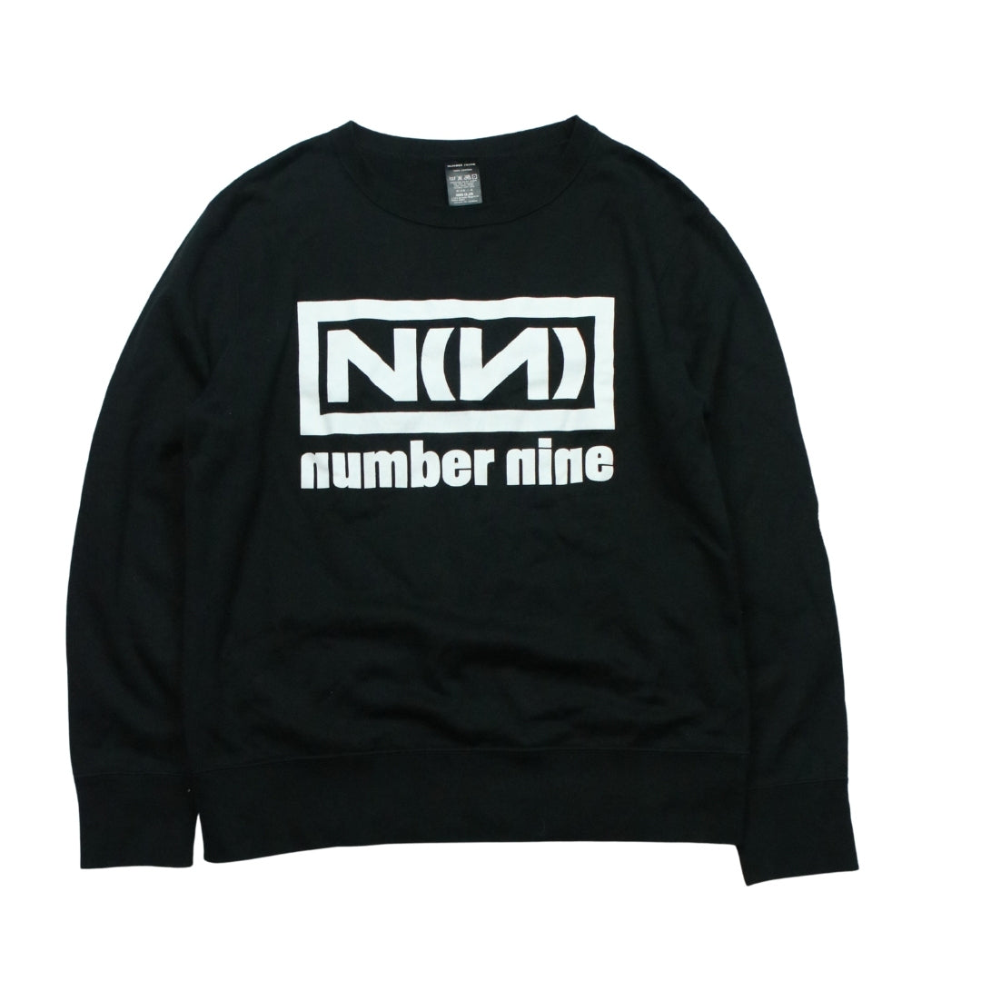 NUMBER (N)INE BOX LOGO SWEAT - M | Thrifty Towel