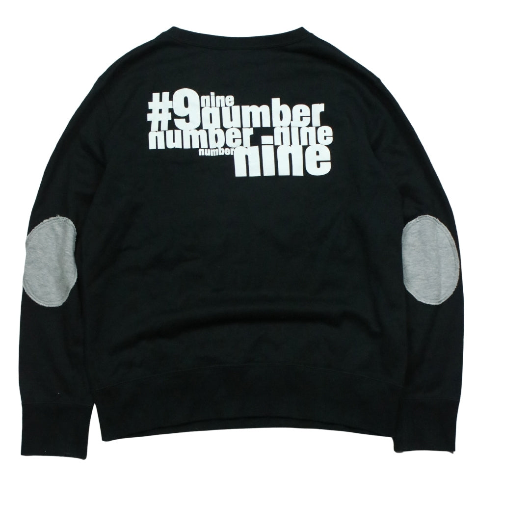 NUMBER (N)INE BOX LOGO SWEAT - M | Thrifty Towel