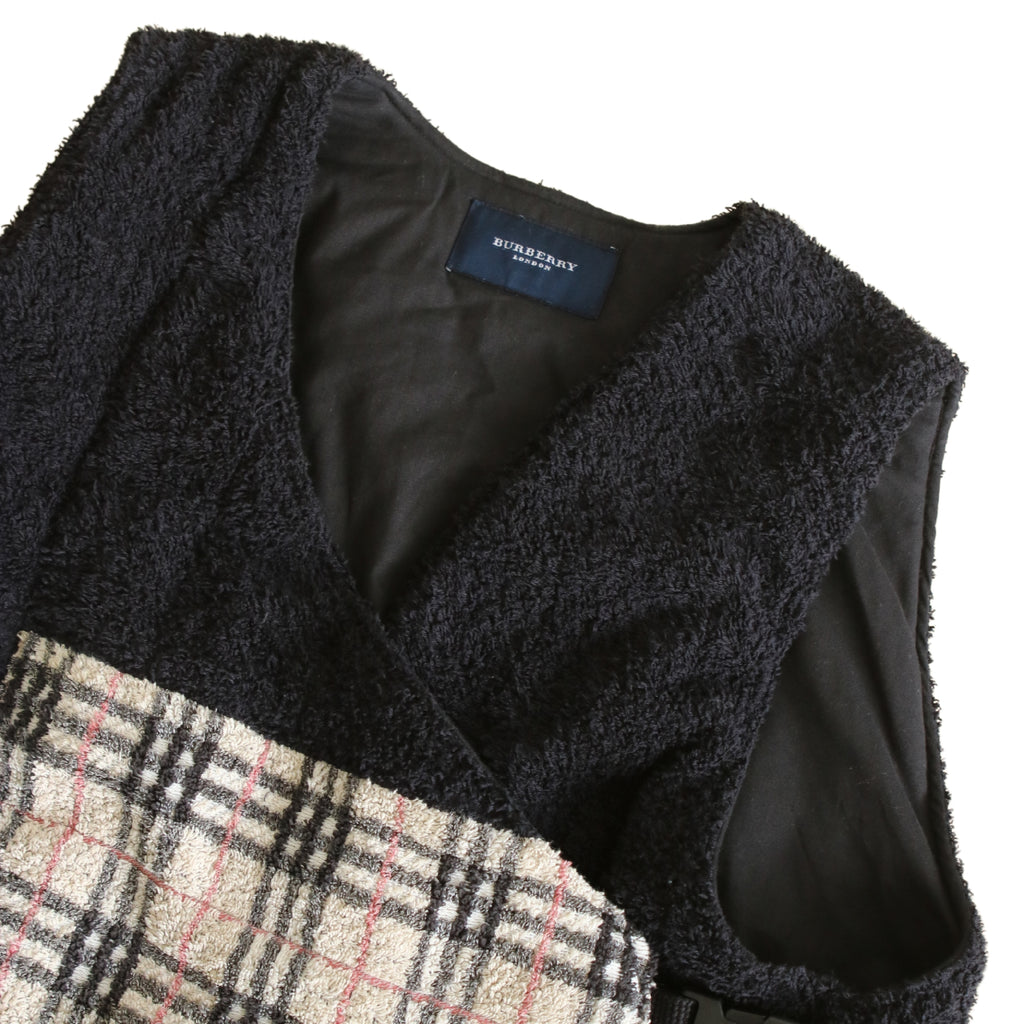 BURBERRY REWORKED TOWELING GILET