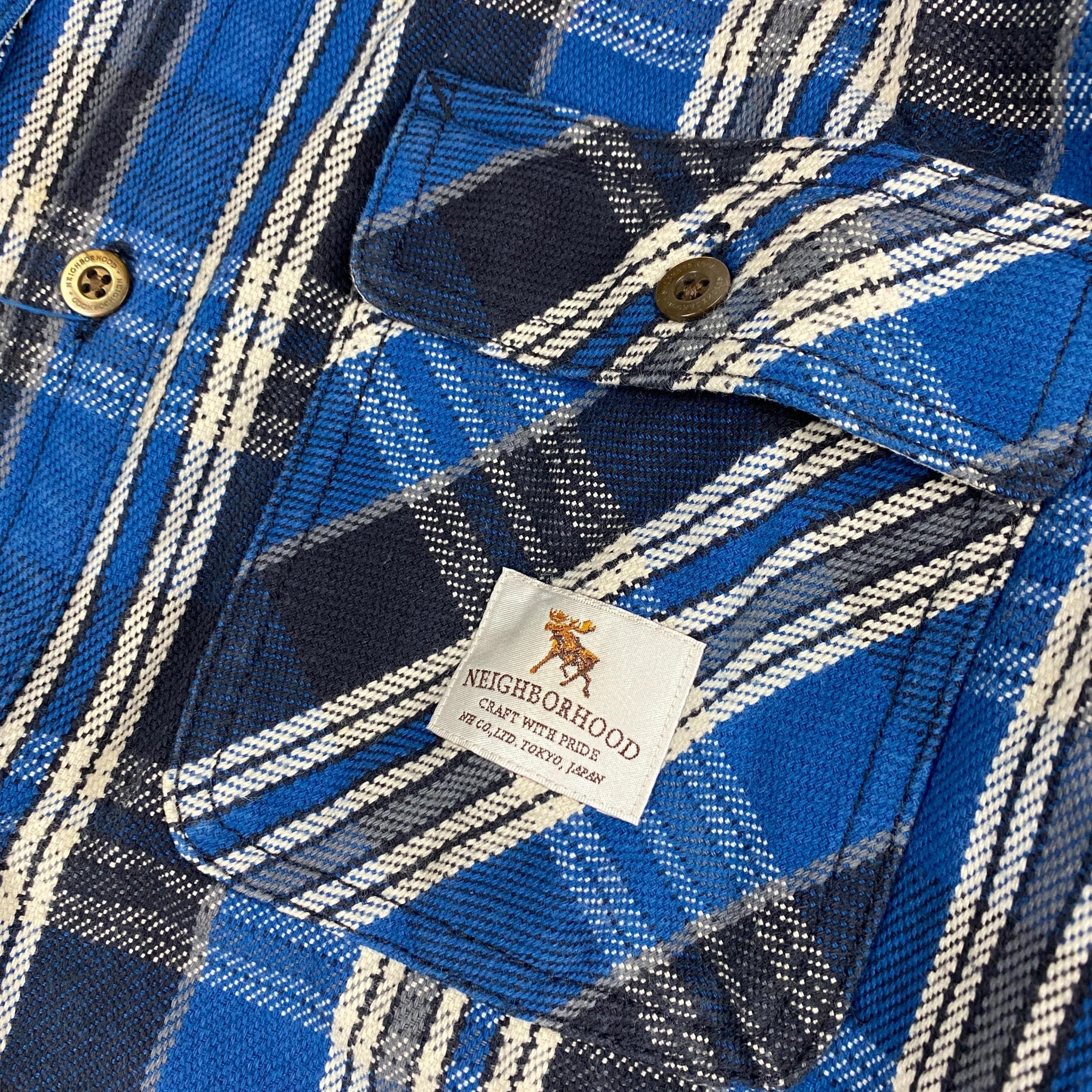NEIGHBORHOOD FLANNEL SHIRT (L) | Thrifty Towel
