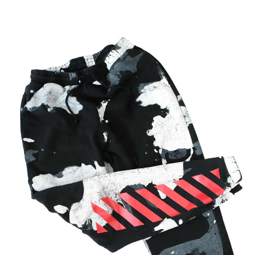 OFF WHITE DISTRESSED CAMO JOGGER,  Off-White, Thrifty Towel 