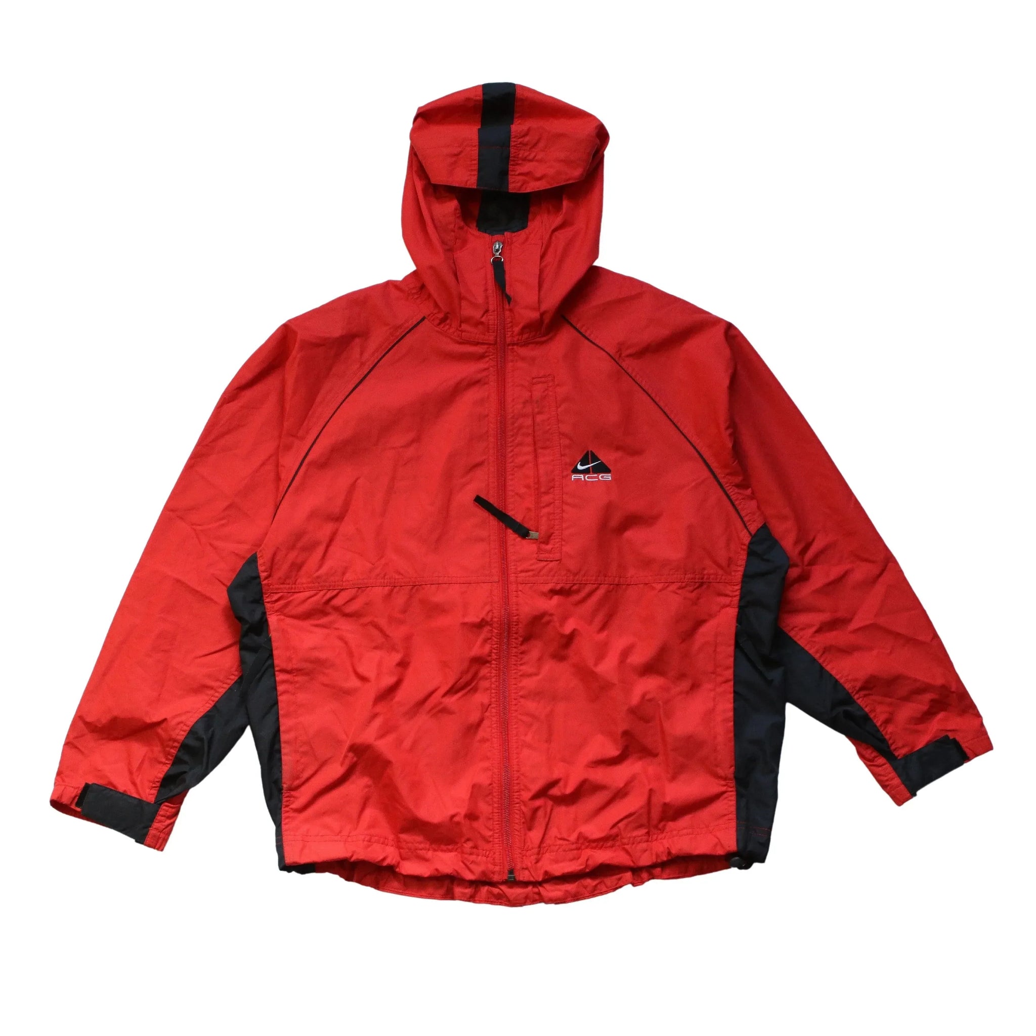 NIKE ACG CLIMA FIT PACKABLE JACKET RED S Thrifty Towel