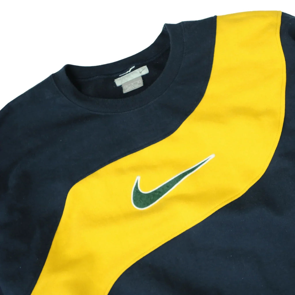 NIKE REWORKED SWEATER YELLOW,  Nike, Thrifty Towel 