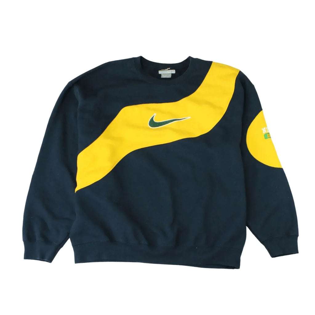 NIKE REWORKED SWEATER YELLOW,  Nike, Thrifty Towel 