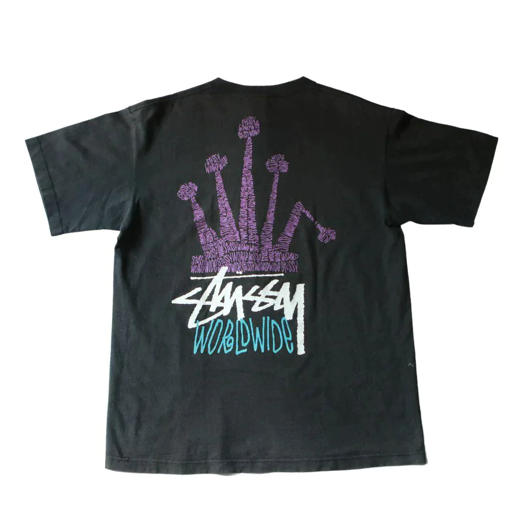STUSSY WORLD WIDE CROWN TEE,  Stussy, Thrifty Towel 