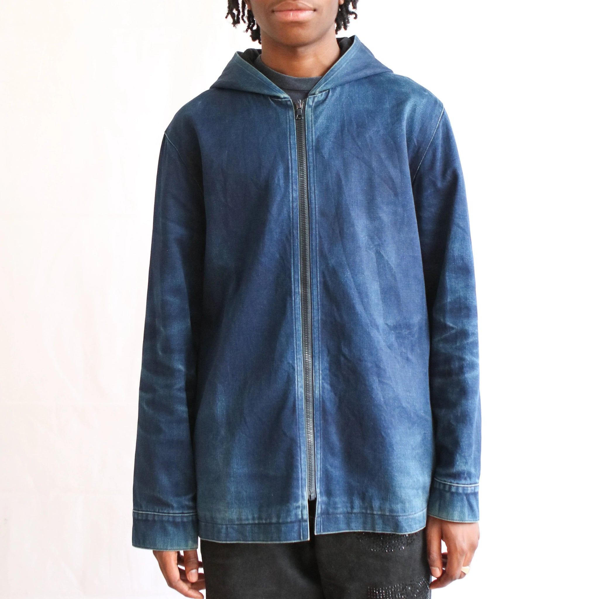 A.P.C. DENIM HOODED PARKA (S) (S) | Thrifty Towel