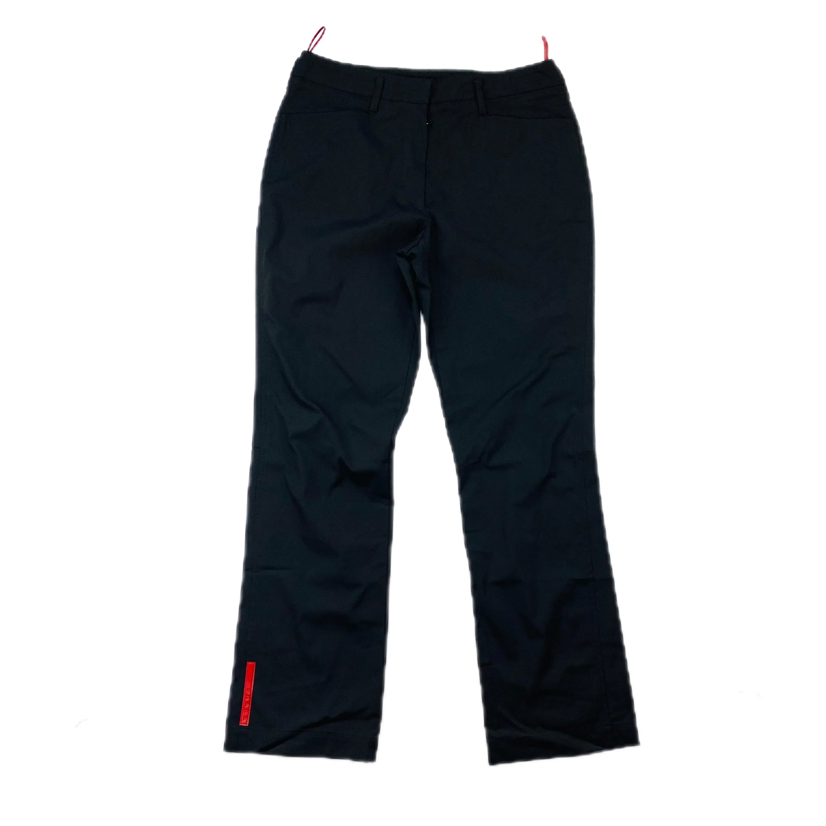 Black/black Sweatpants With Re-nylon Details