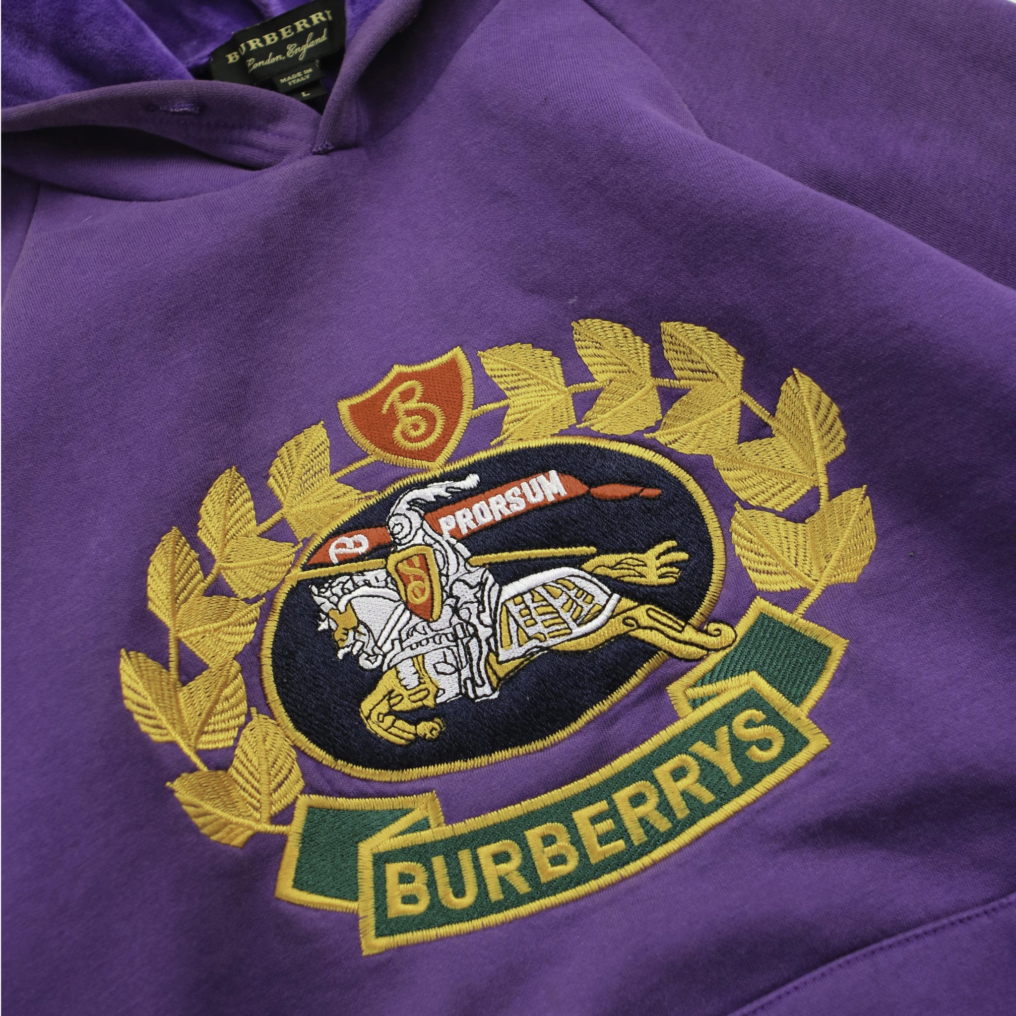 BURBERRY PRORSUM CREST HOODY S S Thrifty Towel
