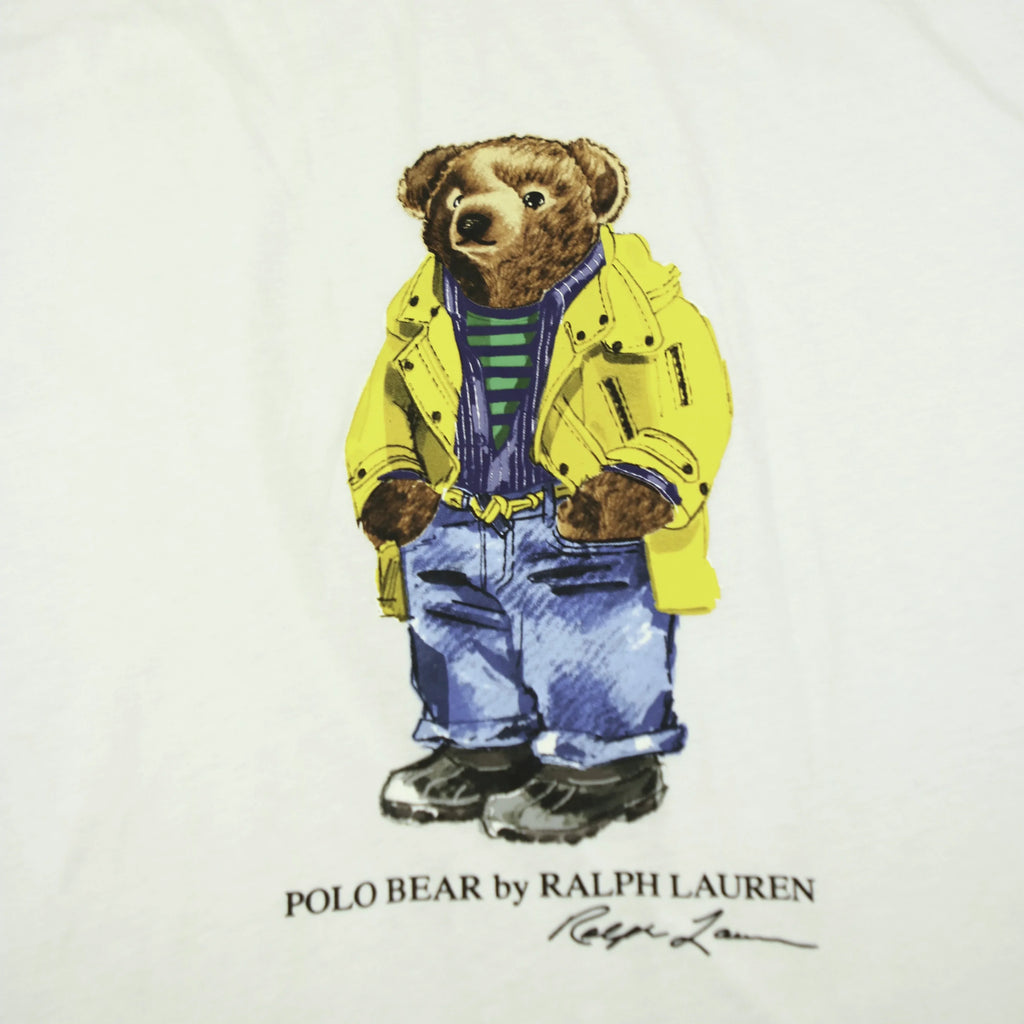 POLO RALPH LAUREN YELLOW HOODED JACKET BEAR TEE (XXL),  Polo Ralph Lauren, Thrifty Towel 