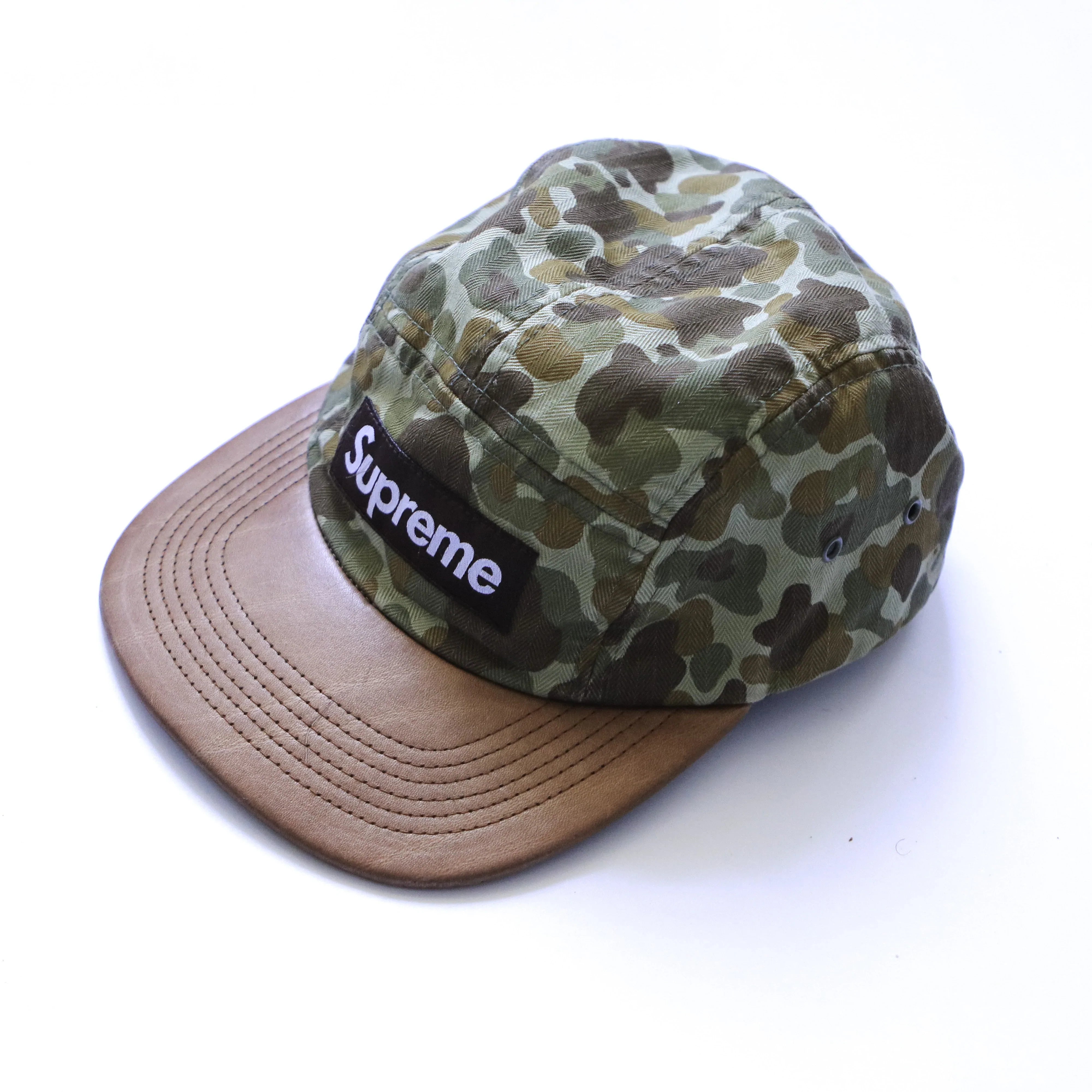 Supreme herringbone top camp cap