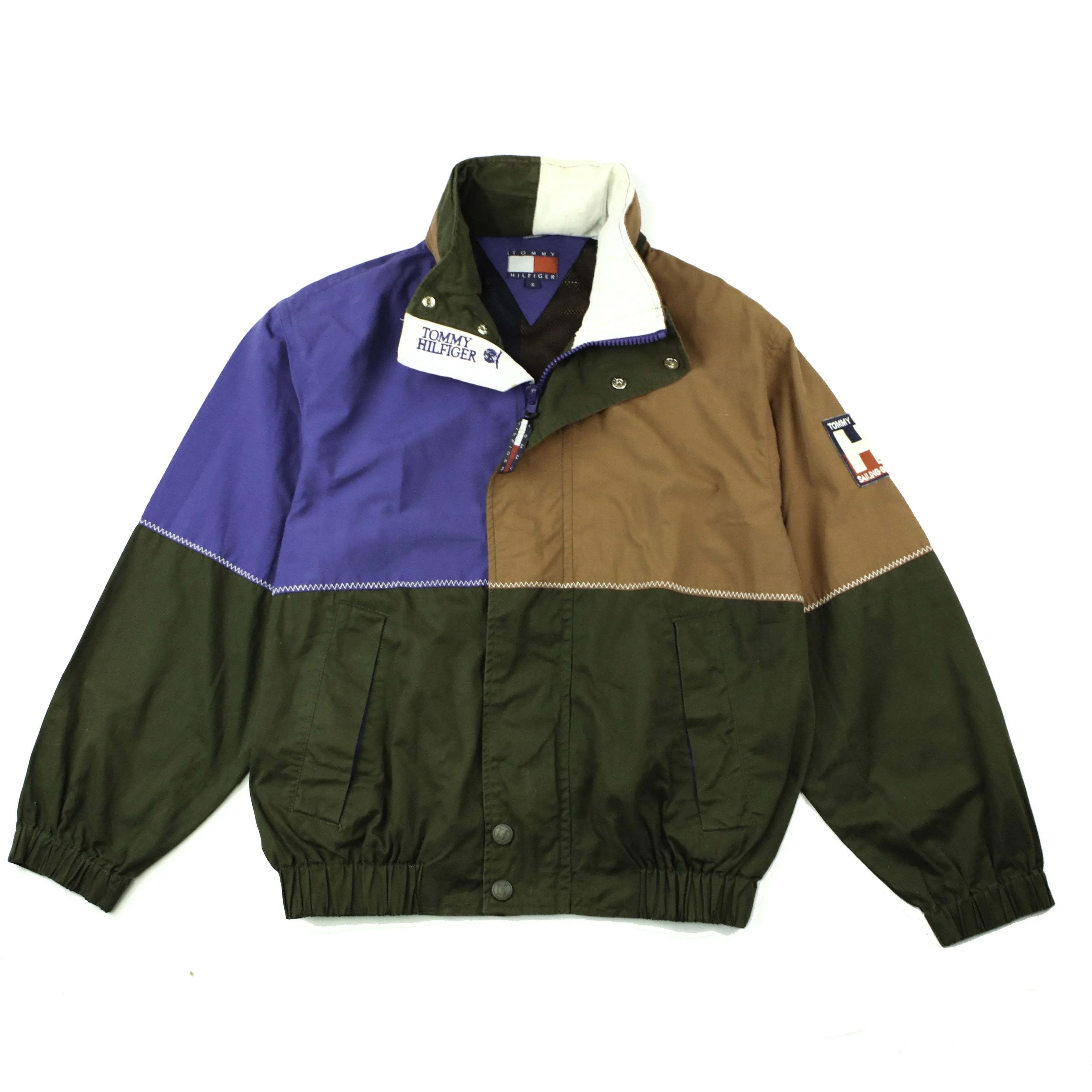 Tommy hilfiger jacket red online green yellow